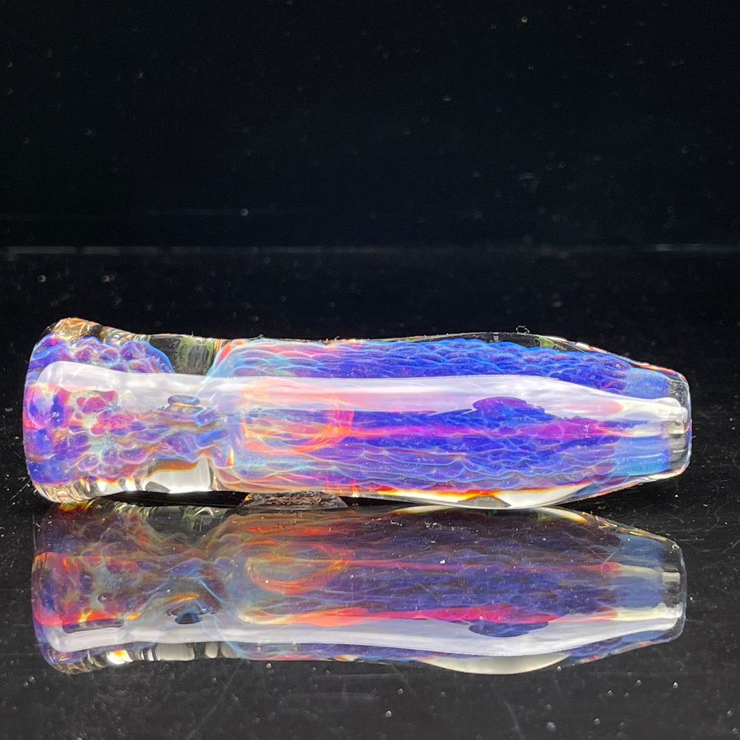 Purple Nebula Crushed Opal Chillum Glass Pipe Tako Glass   