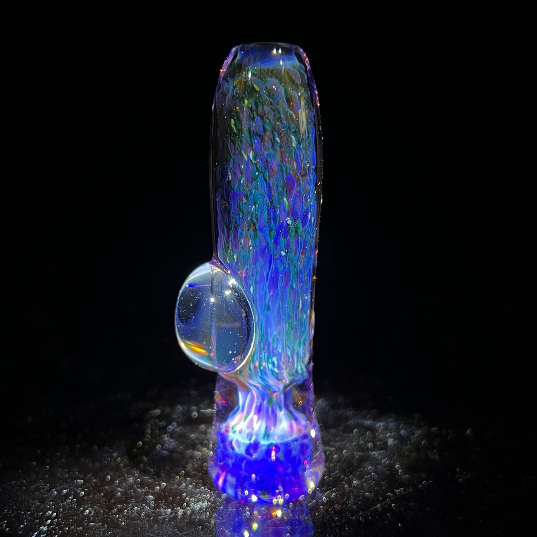 Black Plasma Chillum Glass Pipe Tako Glass   