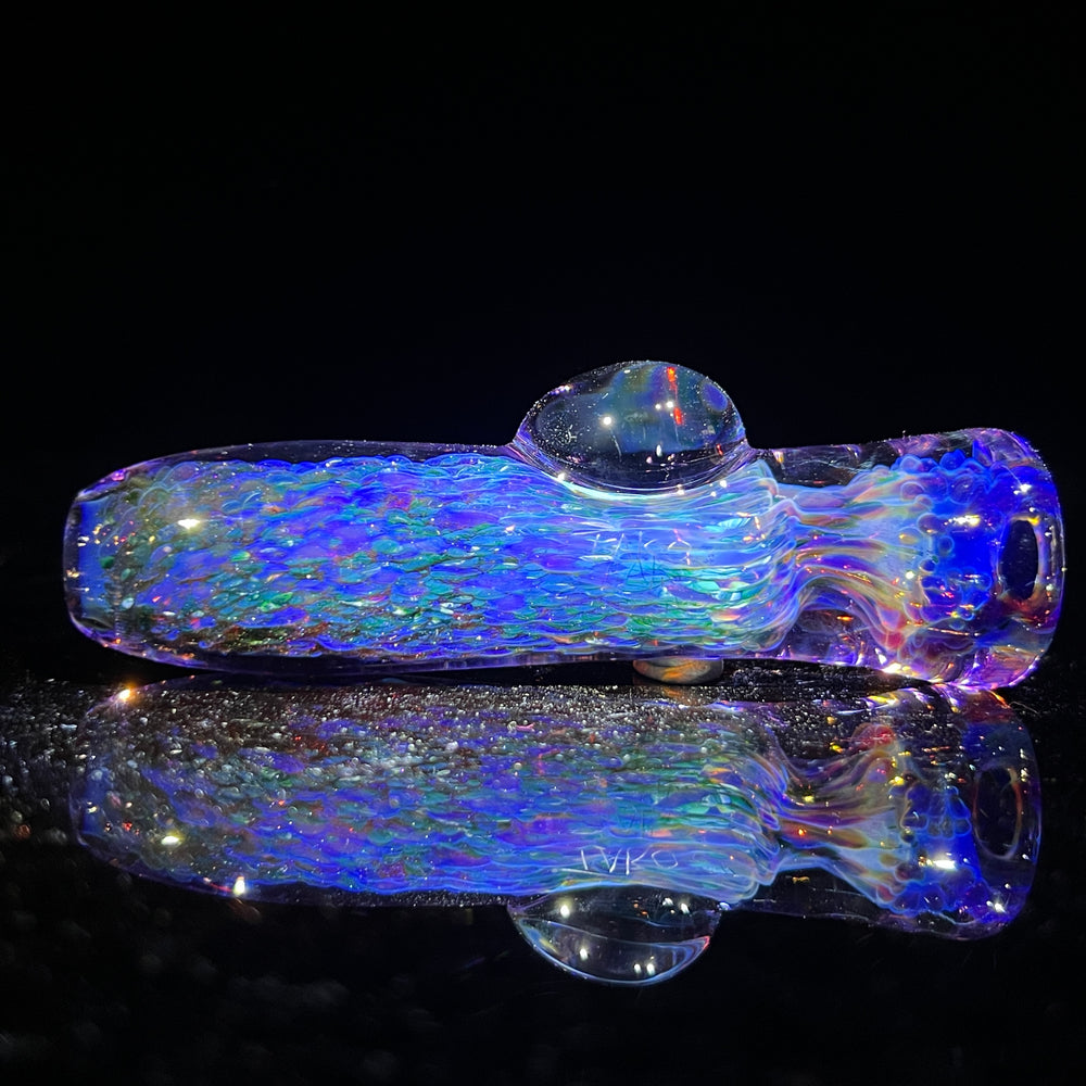 Black Plasma Chillum Glass Pipe Tako Glass   