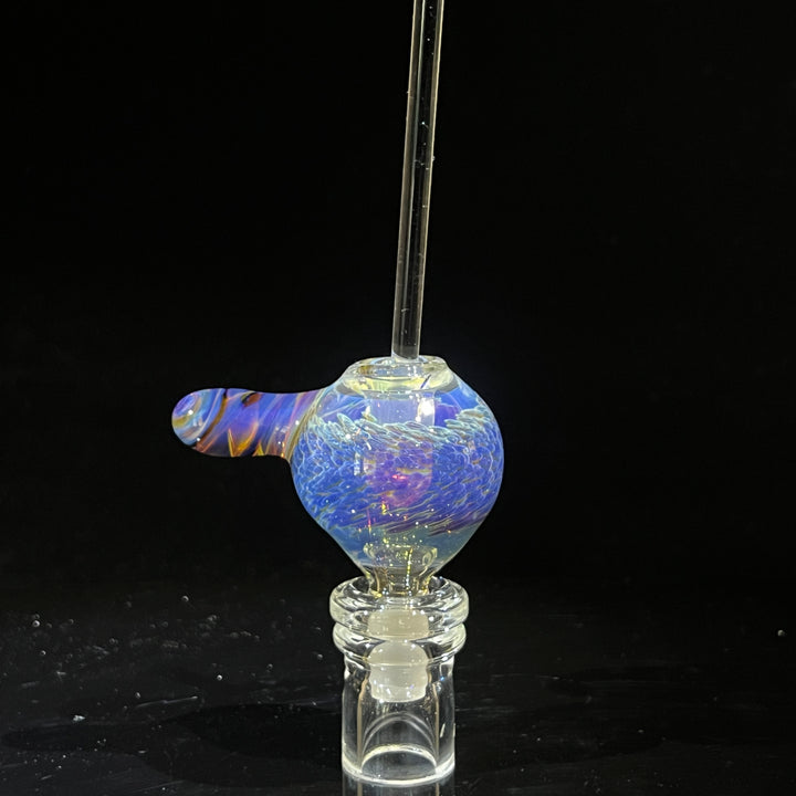 14 mm Purple Nebula Hash Pull Slide Accessory Tako Glass   