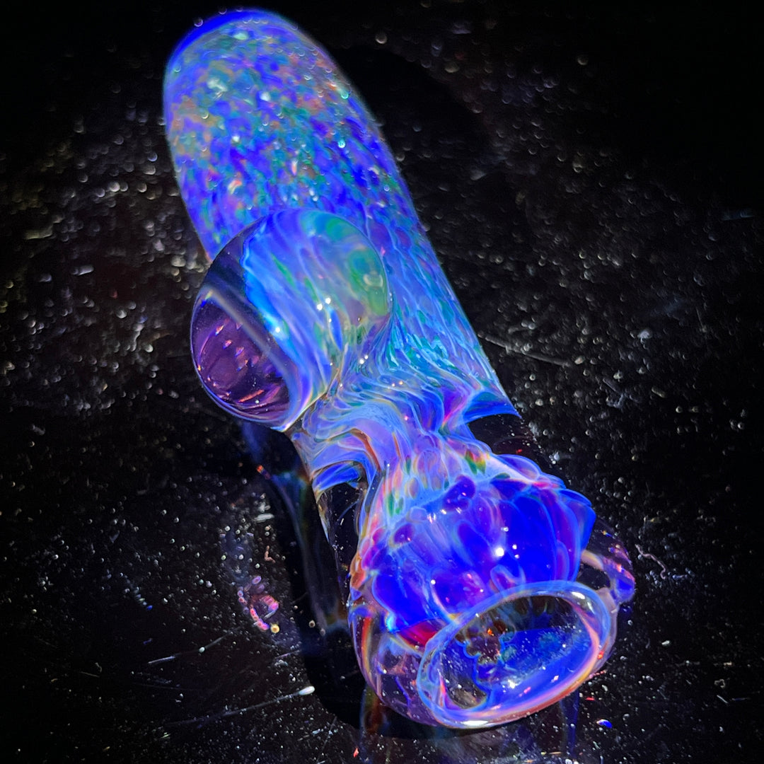 Black Plasma Chillum Glass Pipe Tako Glass   