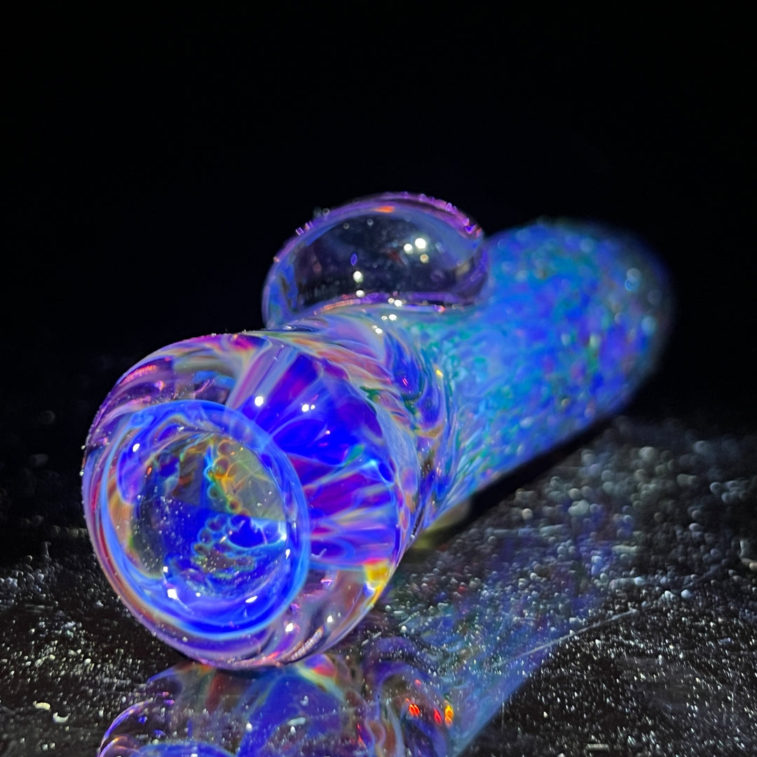 Black Plasma Chillum Glass Pipe Tako Glass   