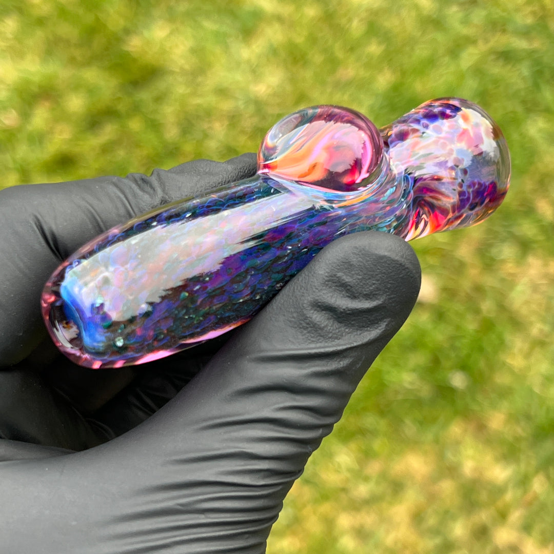 Black Plasma Chillum Glass Pipe Tako Glass   