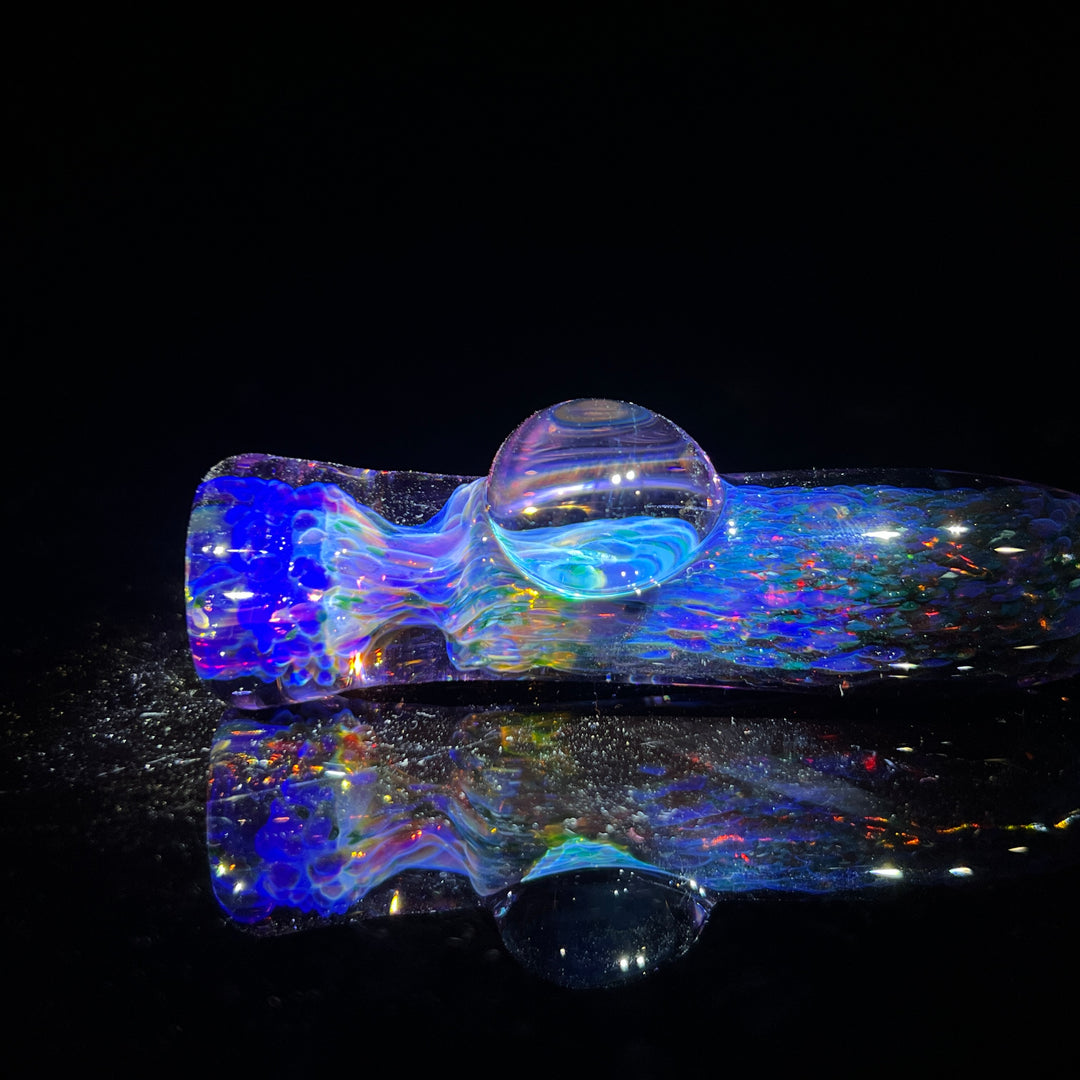 Black Plasma Chillum Glass Pipe Tako Glass   