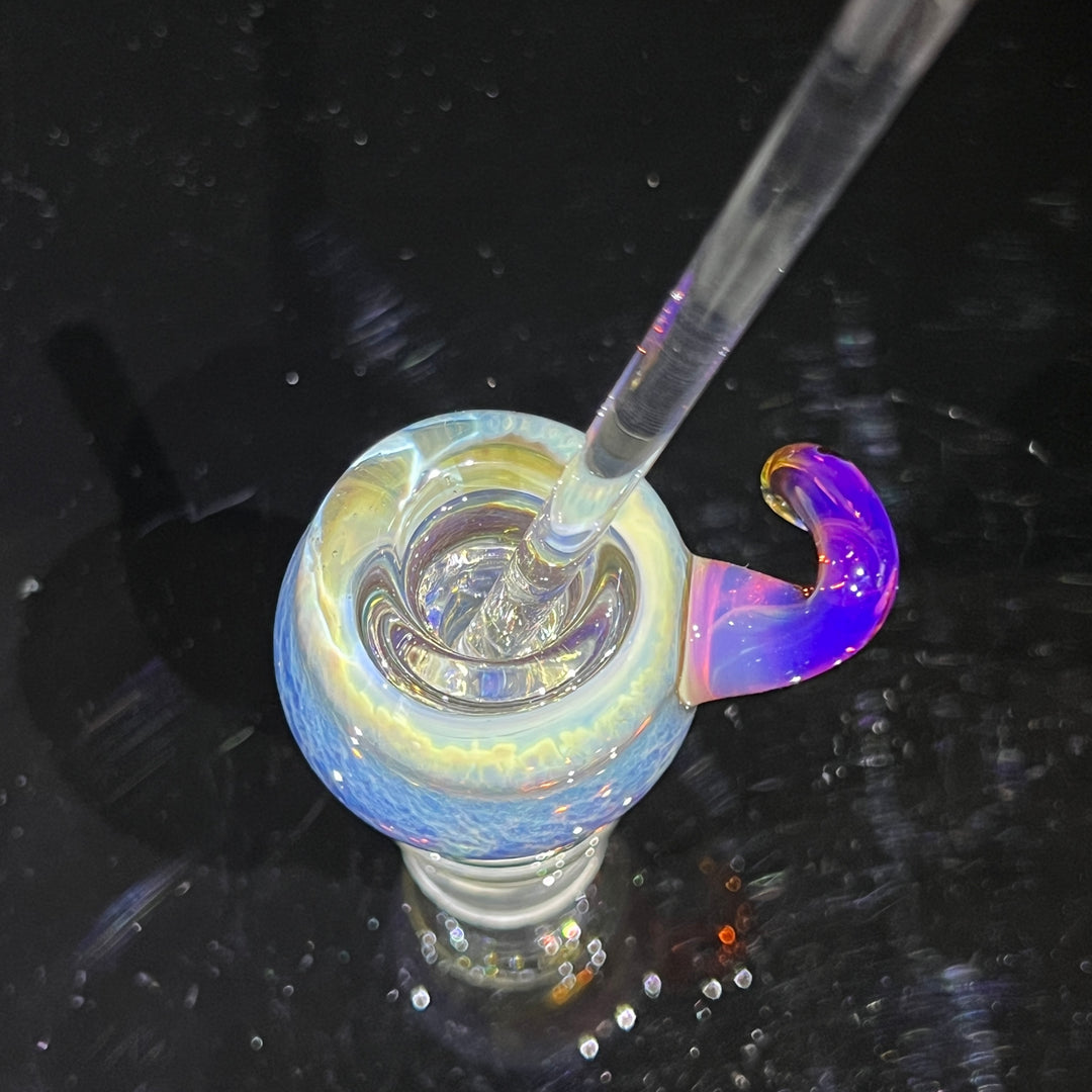 14 mm Purple Nebula Hash Pull Slide Accessory Tako Glass   