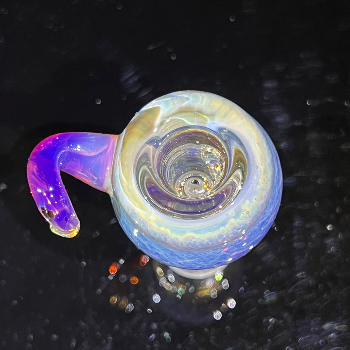 14 mm Purple Nebula Hash Pull Slide Accessory Tako Glass   