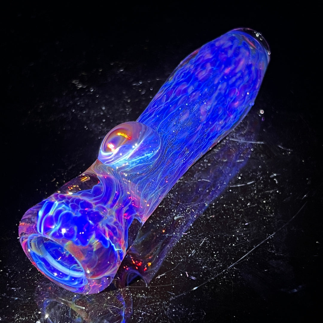 Black Plasma Chillum Glass Pipe Tako Glass   