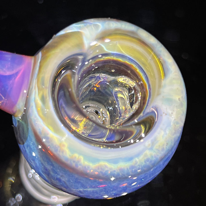 14 mm Purple Nebula Hash Pull Slide Accessory Tako Glass   