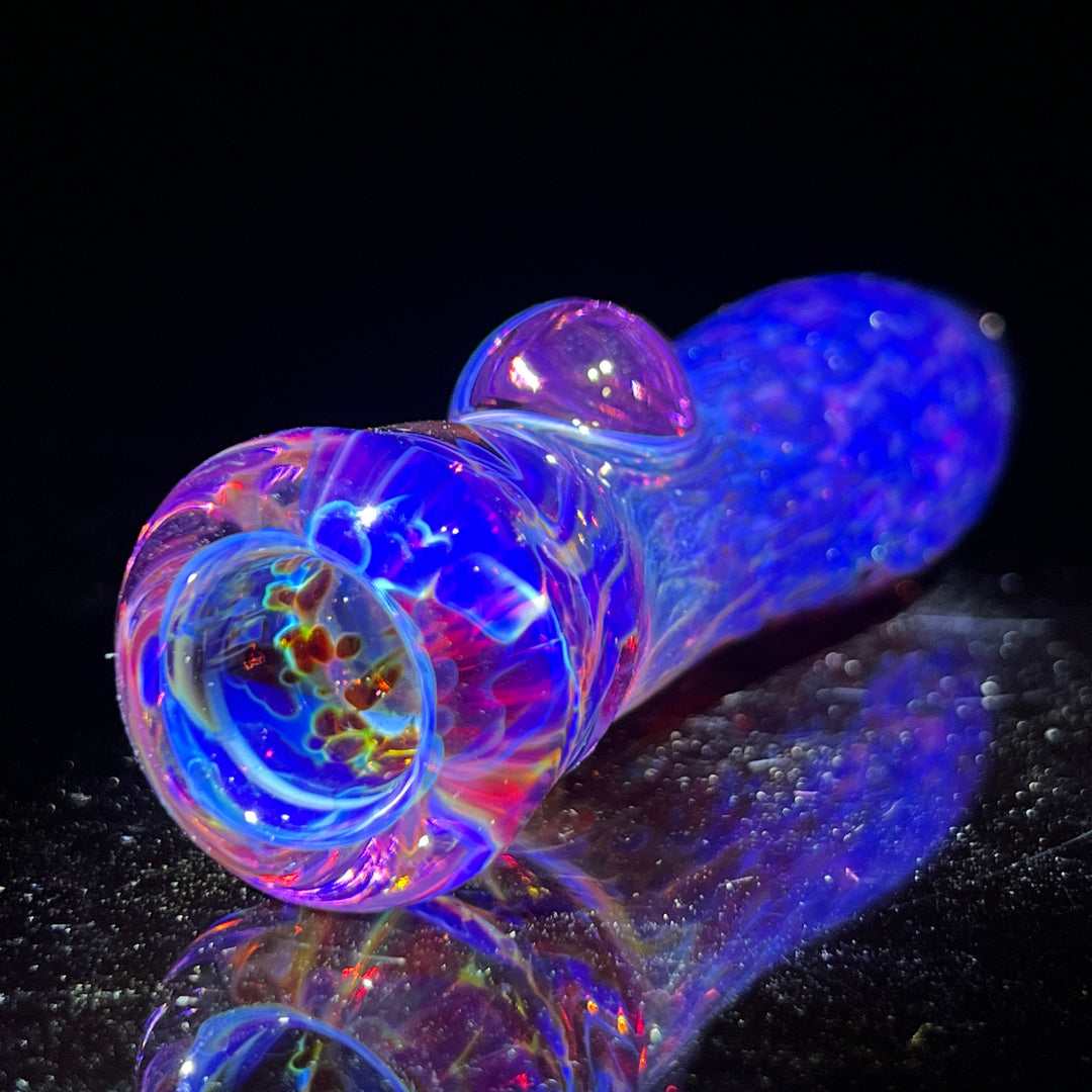 Black Plasma Chillum Glass Pipe Tako Glass   