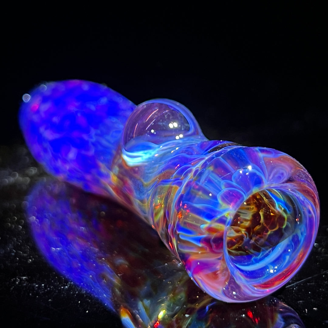 Black Plasma Chillum Glass Pipe Tako Glass   