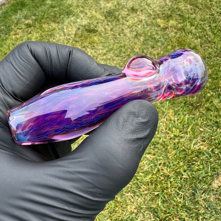 Black Plasma Chillum Glass Pipe Tako Glass   