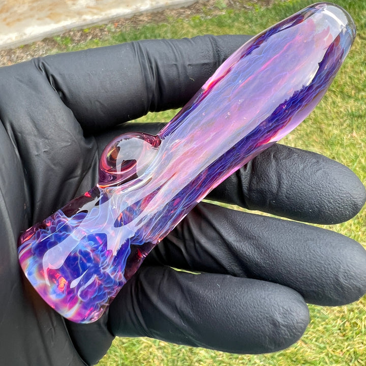 Black Plasma Chillum Glass Pipe Tako Glass   