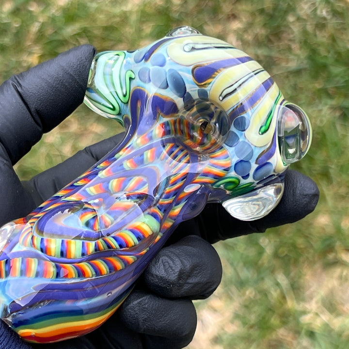 Inside Out Chonker Pipe + Case Combo Glass Pipe Pattymelt Glass   