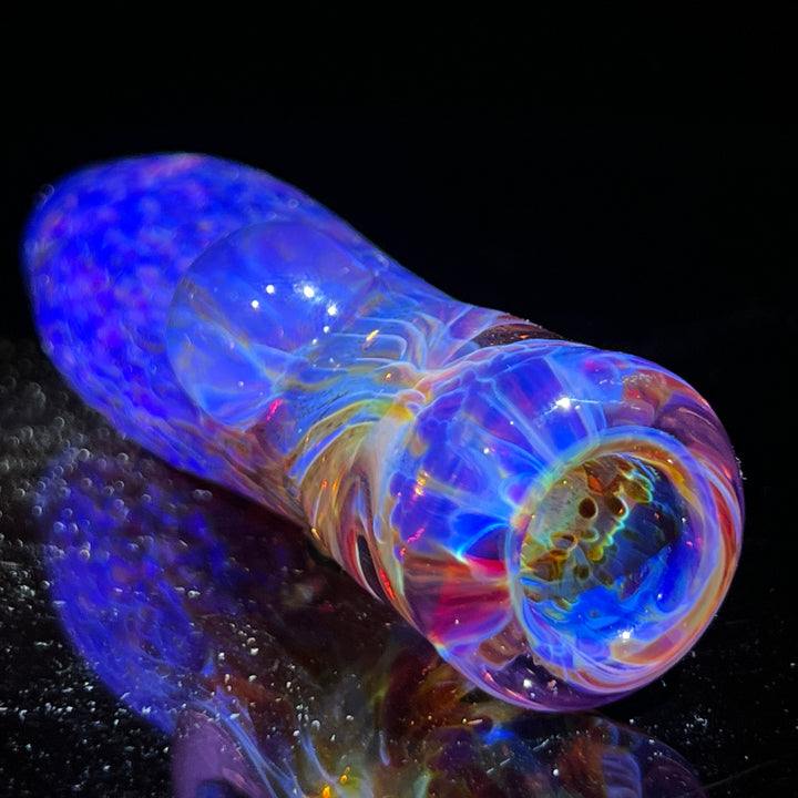 Black Plasma Chillum Glass Pipe Tako Glass   