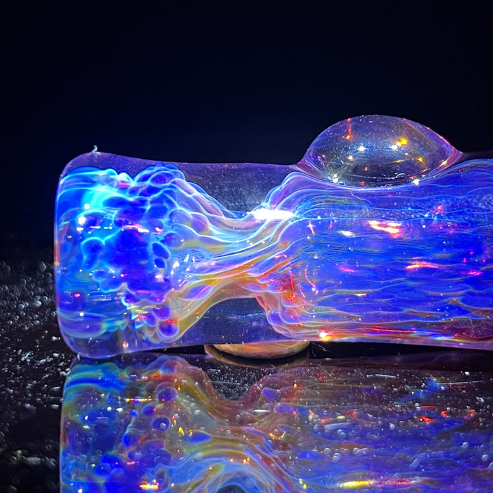 Black Plasma Chillum Glass Pipe Tako Glass   