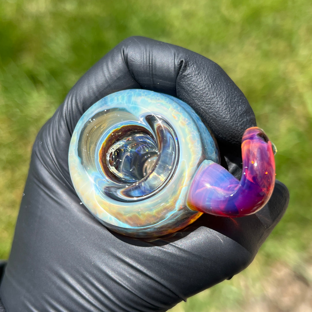 14 mm Purple Nebula Hash Pull Slide Accessory Tako Glass   