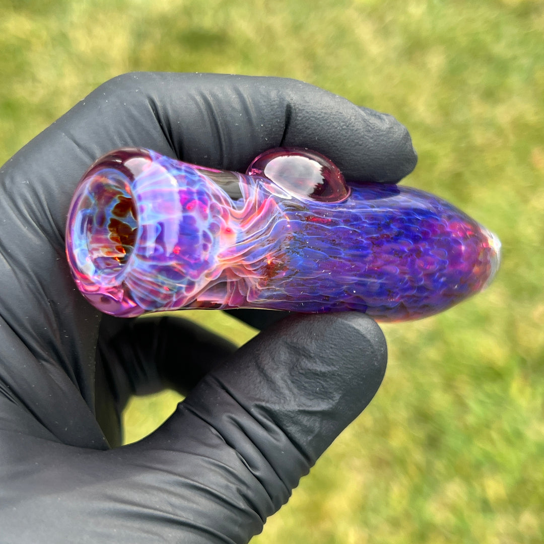 Black Plasma Chillum Glass Pipe Tako Glass   