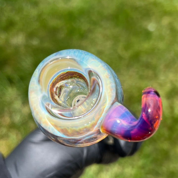 14 mm Purple Nebula Hash Pull Slide Accessory Tako Glass   