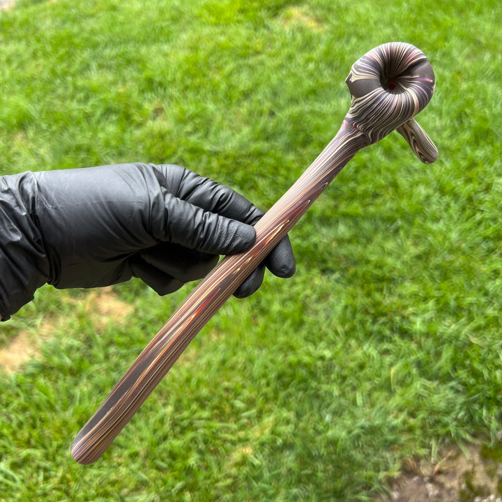 Woodgrain Gandalf Pipe Glass Pipe Wazoo Glass   