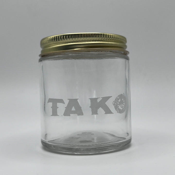 Tako Label 4 oz Jar  Tako Glass   