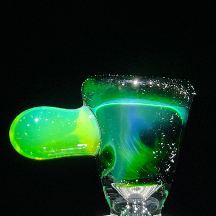 14mm Experimental Green Martini Pullslide Accessory Tako Glass   