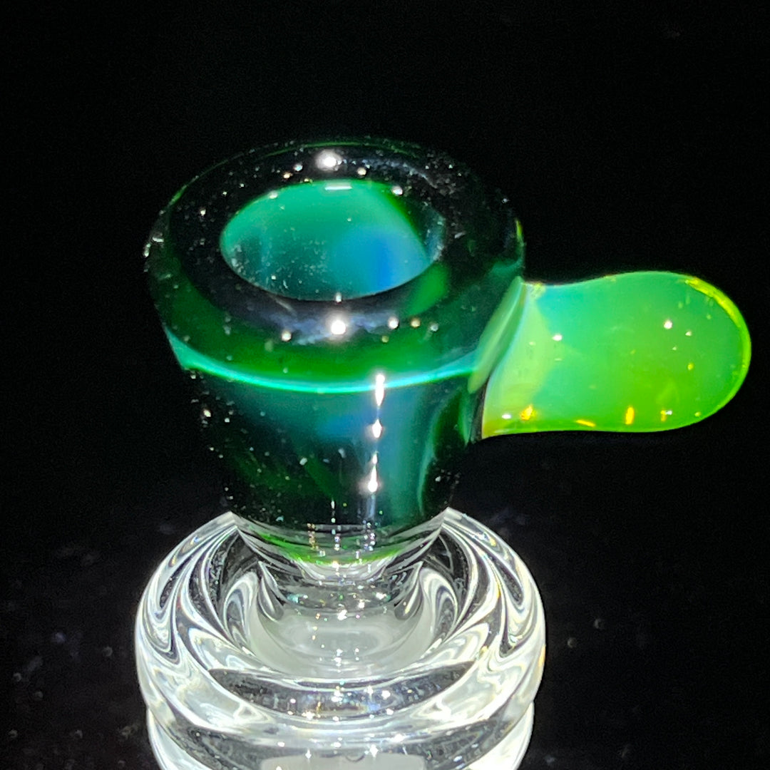 14mm Experimental Green Martini Pullslide Accessory Tako Glass   