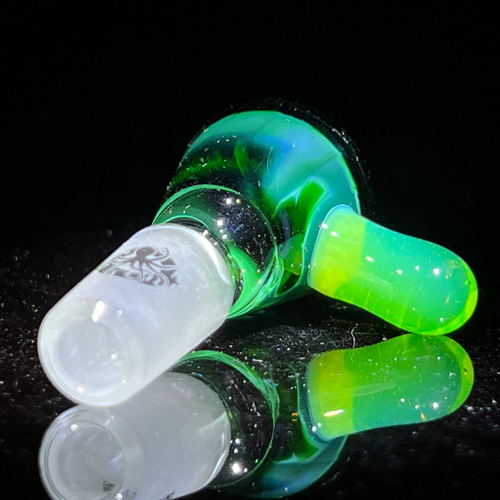 14mm Experimental Green Martini Pullslide Accessory Tako Glass   