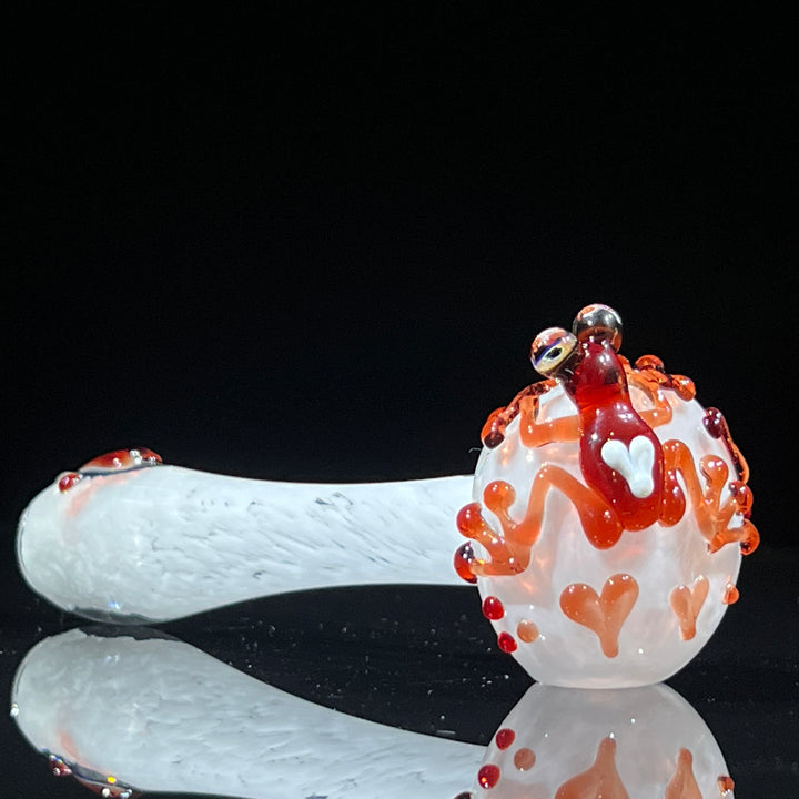 Valentine's Day Frog Pipe Glass Pipe Beezy Glass