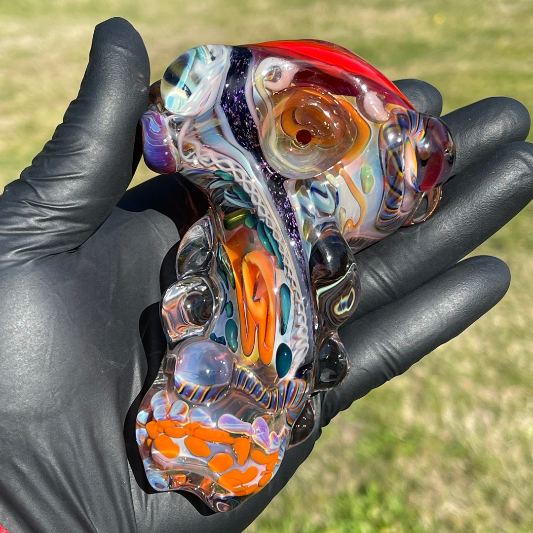 Molten Thick and Twisted Pipe Glass Pipe Molten Imagination   