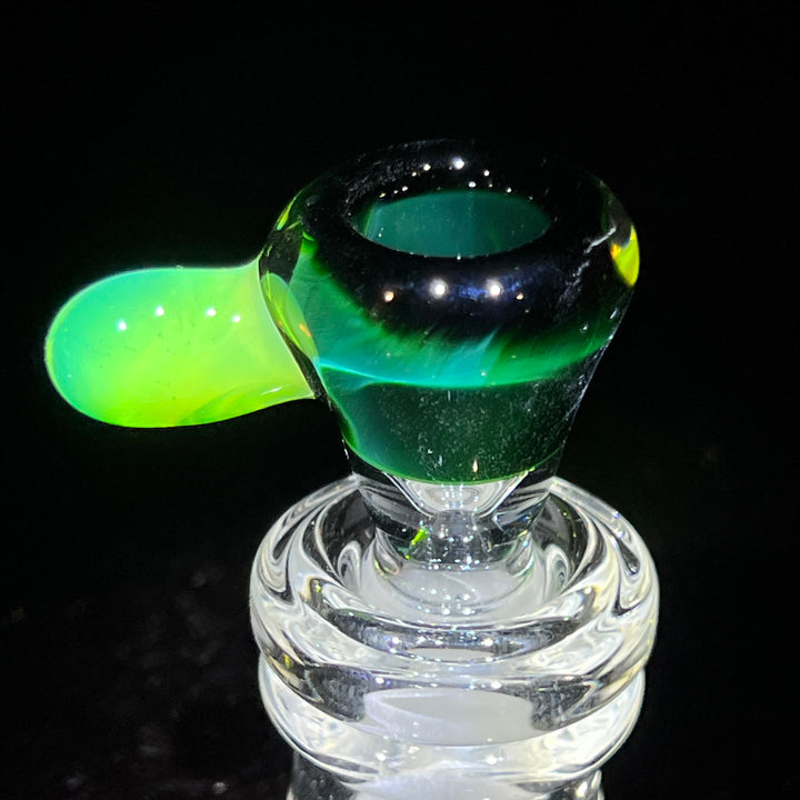 14mm Experimental Green Martini Pullslide Accessory Tako Glass   