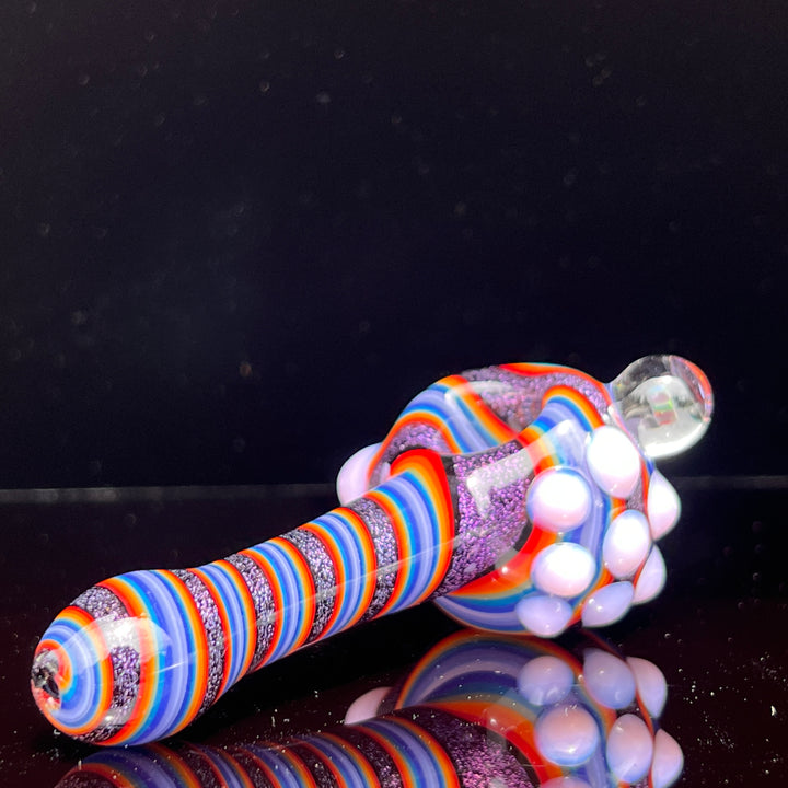 Dichro Opal Marble Pipe Glass Pipe TG   