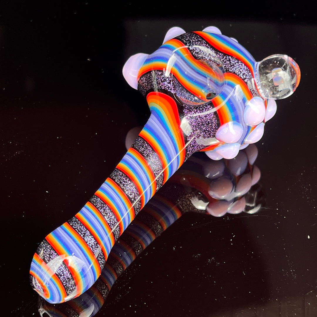 Dichro Opal Marble Pipe Glass Pipe TG   