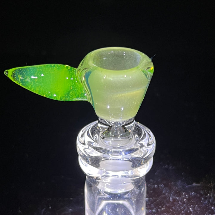 14mm Satin Key Lime UV Martini Pullslide Accessory Tako Glass   