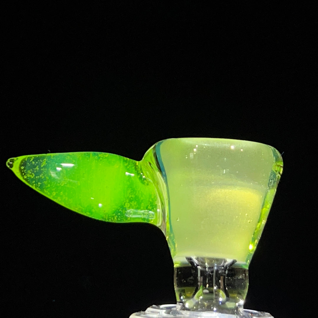 14mm Satin Key Lime UV Martini Pullslide Accessory Tako Glass   