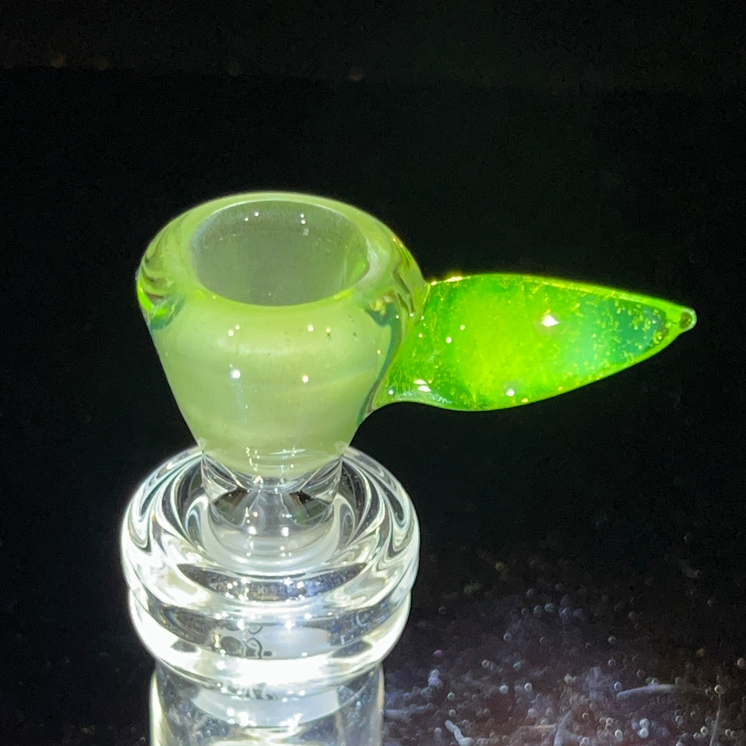 14mm Satin Key Lime UV Martini Pullslide Accessory Tako Glass   