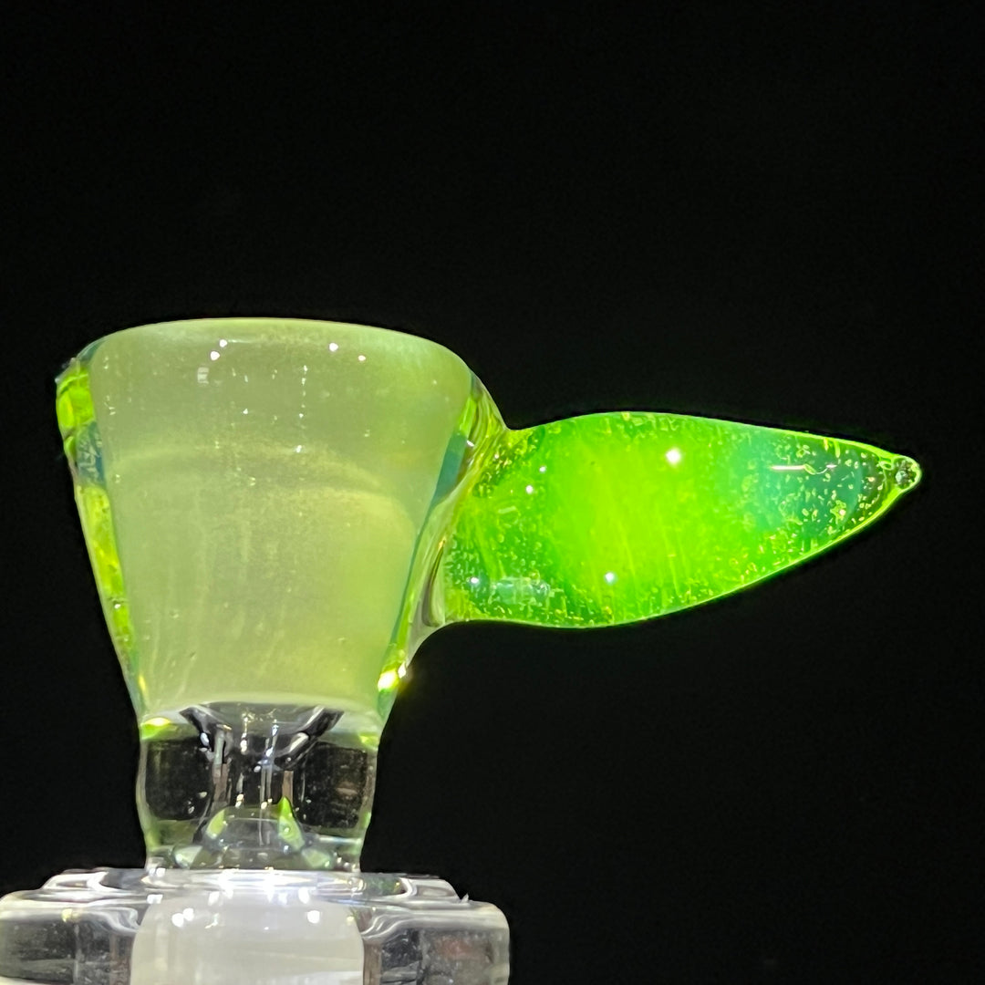 14mm Satin Key Lime UV Martini Pullslide Accessory Tako Glass   