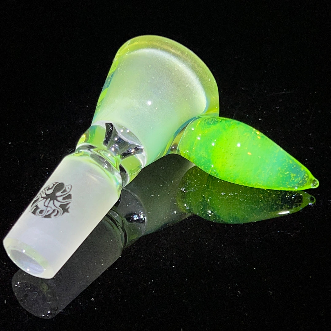 14mm Satin Key Lime UV Martini Pullslide Accessory Tako Glass   