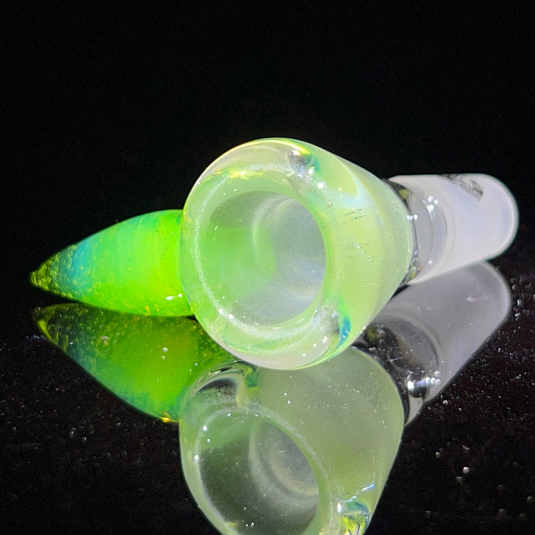 14mm Satin Key Lime UV Martini Pullslide Accessory Tako Glass   