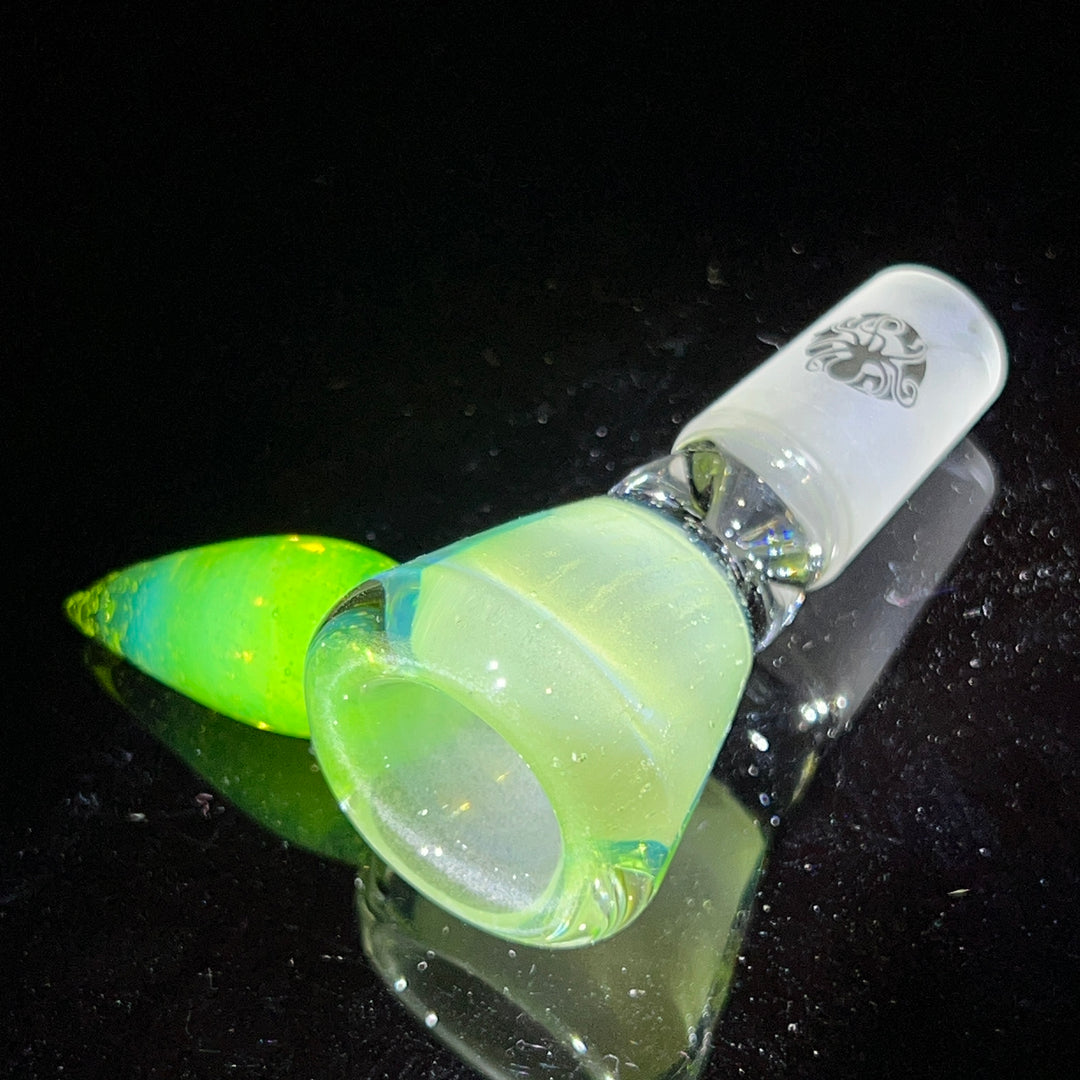 14mm Satin Key Lime UV Martini Pullslide Accessory Tako Glass   