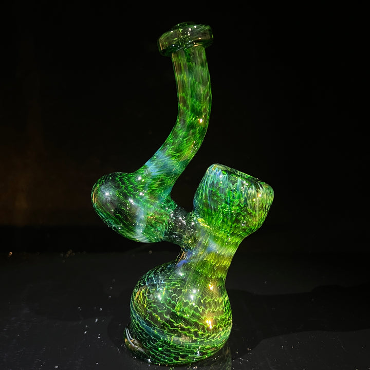 Forest Bubbler with Slyme Carb Glass Pipe Cose Glass   