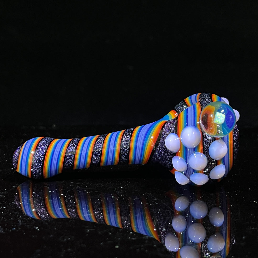 Dichro Opal Marble Pipe Glass Pipe TG   