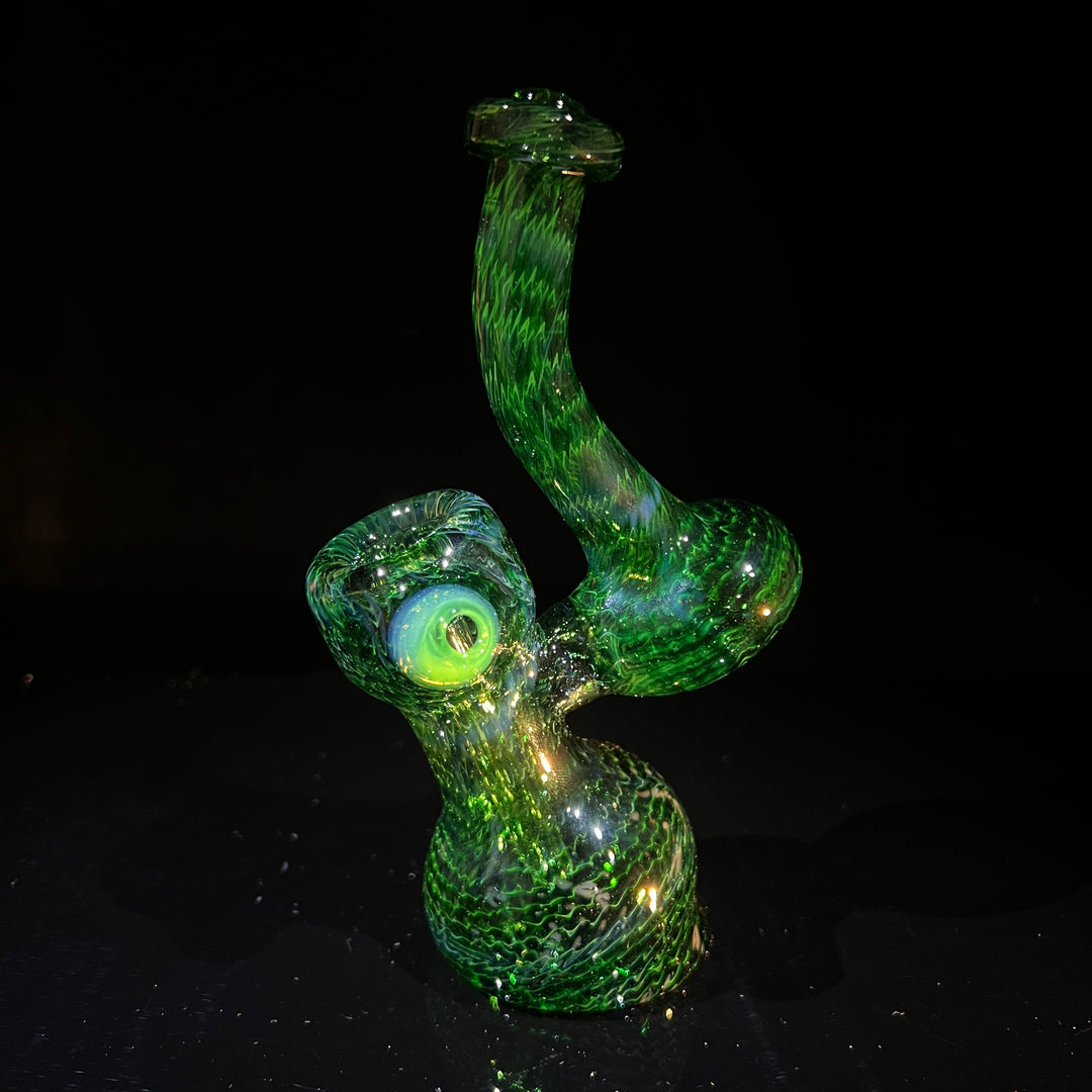 Forest Bubbler with Slyme Carb Glass Pipe Cose Glass   