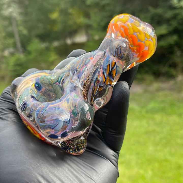 Molten Thick and Twisted Pipe Glass Pipe Molten Imagination   