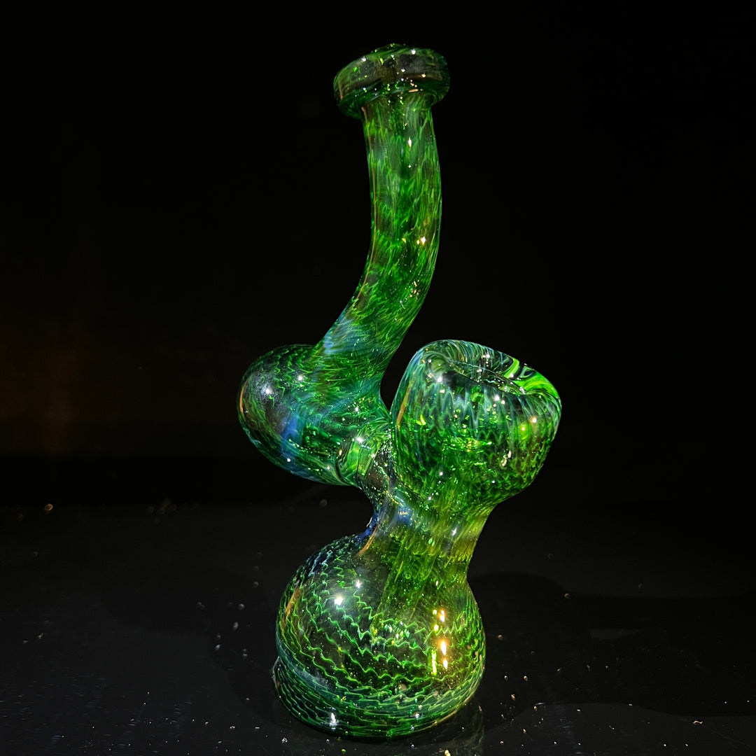 Forest Bubbler with Slyme Carb Glass Pipe Cose Glass   