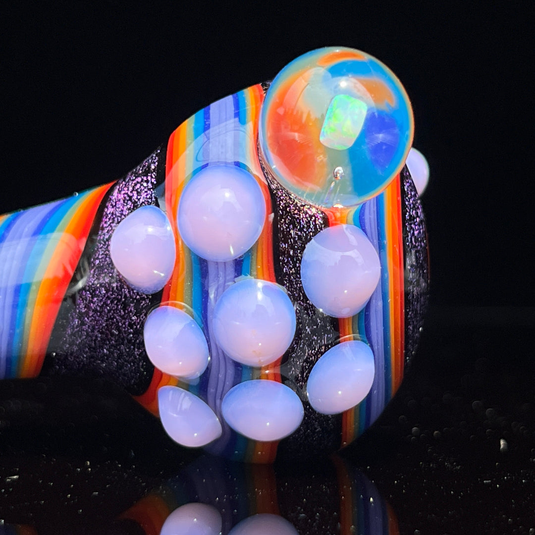 Dichro Opal Marble Pipe Glass Pipe TG   