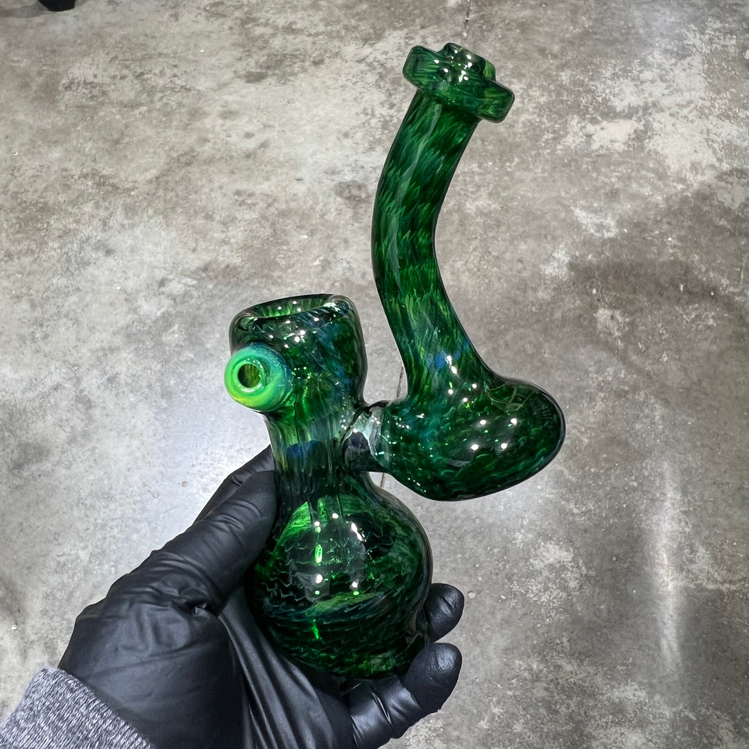 Forest Bubbler with Slyme Carb Glass Pipe Cose Glass   