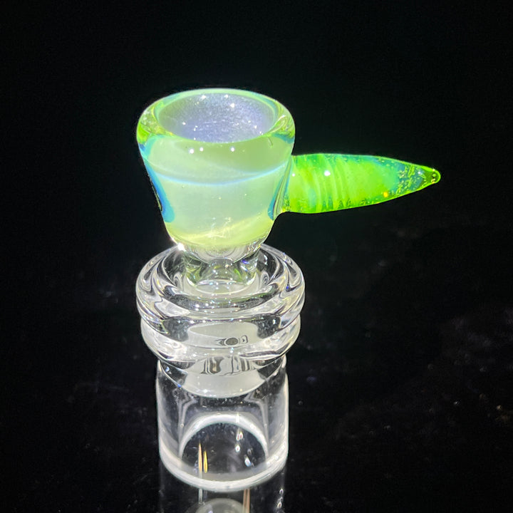 14mm Satin Key Lime UV Martini Pullslide Accessory Tako Glass   