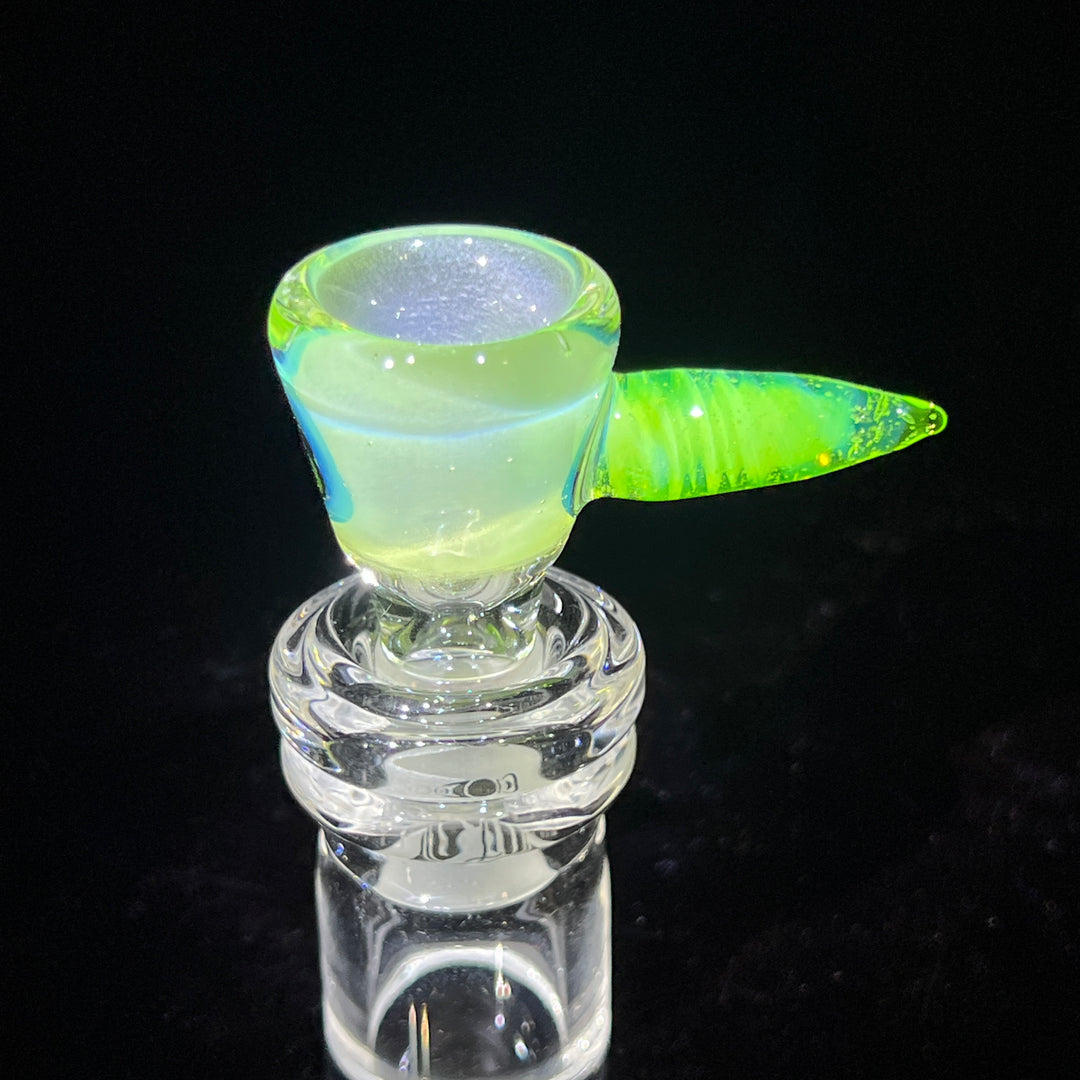 14mm Satin Key Lime UV Martini Pullslide Accessory Tako Glass   