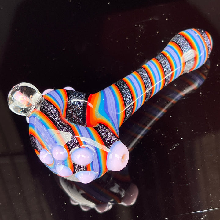 Dichro Opal Marble Pipe Glass Pipe TG   