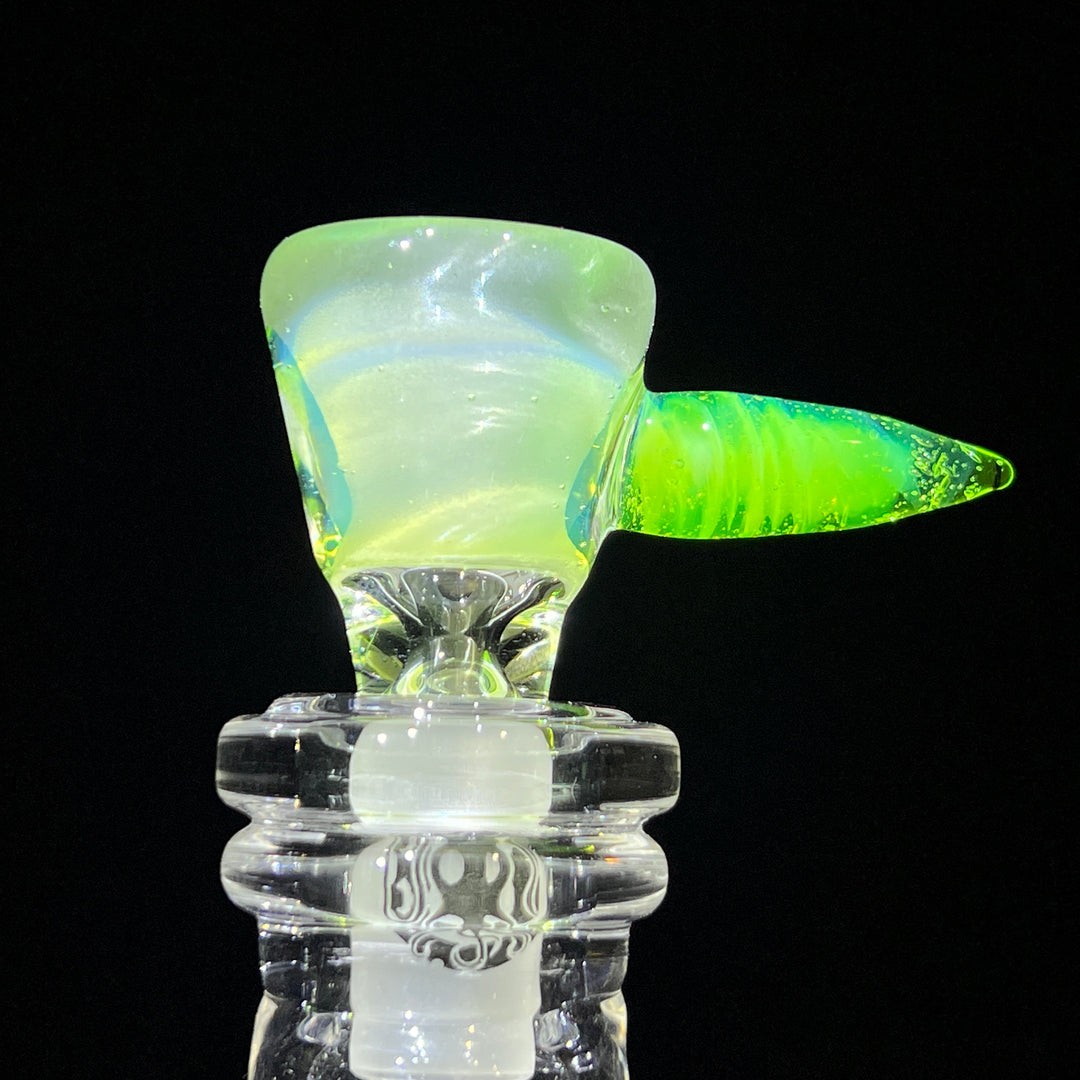 14mm Satin Key Lime UV Martini Pullslide Accessory Tako Glass   